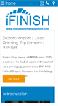 Mobile Screenshot of ifinishprintingequipment.com