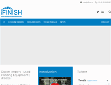 Tablet Screenshot of ifinishprintingequipment.com